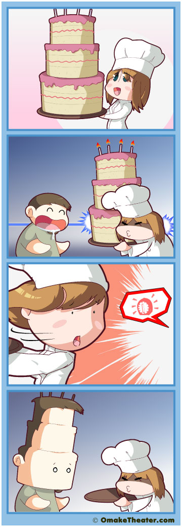 Friday 4Koma 第12話 - Let Them Eat Cake! 「4コマ漫画」 Friday 4Koma 第12話 - Let Them Eat Cake! 「4コマ漫画」