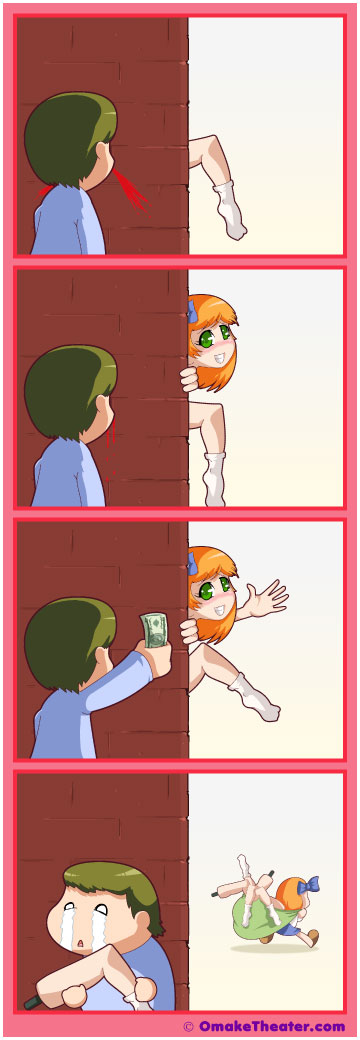 Friday 4Koma 第14話 - A Leg Up on the Competition 「4コマ漫画」 Friday 4Koma 第14話 - A Leg Up on the Competition 「4コマ漫画」