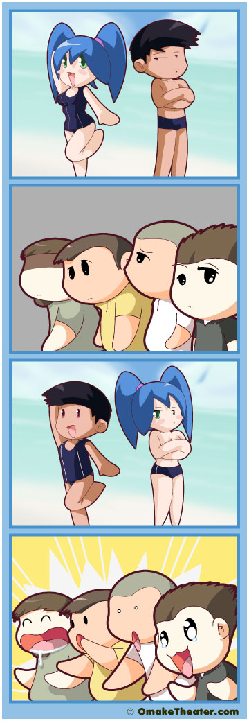 Friday 4Koma 第29話 - The Old Switcheroo 「4コマ漫画」 Friday 4Koma 第29話 - The Old Switcheroo 「4コマ漫画」