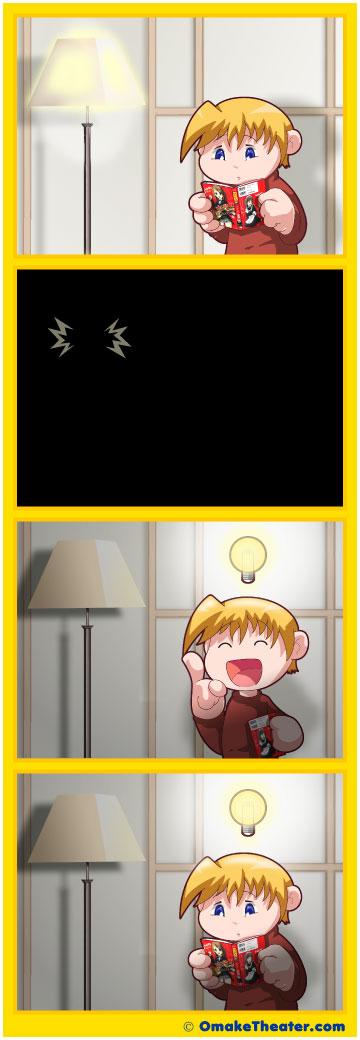 Friday 4Koma 第39話 - Alone in the Dark 「4コマ漫画」 Friday 4Koma 第39話 - Alone in the Dark 「4コマ漫画」