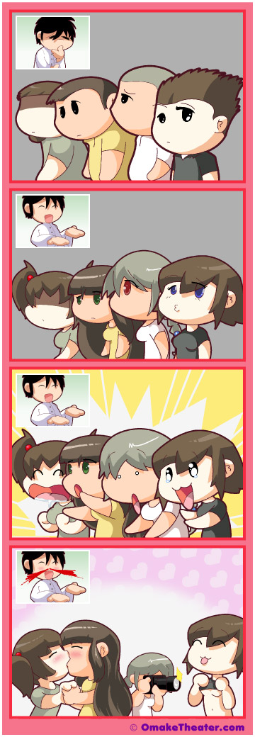 Friday 4Koma 第100話 - Bending the Rules 「4コマ漫画」 Friday 4Koma 第100話 - Bending the Rules 「4コマ漫画」