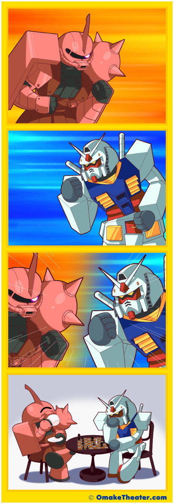 Friday 4Koma 第175話 - Char’s Countergambit 「4コマ漫画」 Friday 4Koma 第175話 - Char’s Countergambit 「4コマ漫画」
