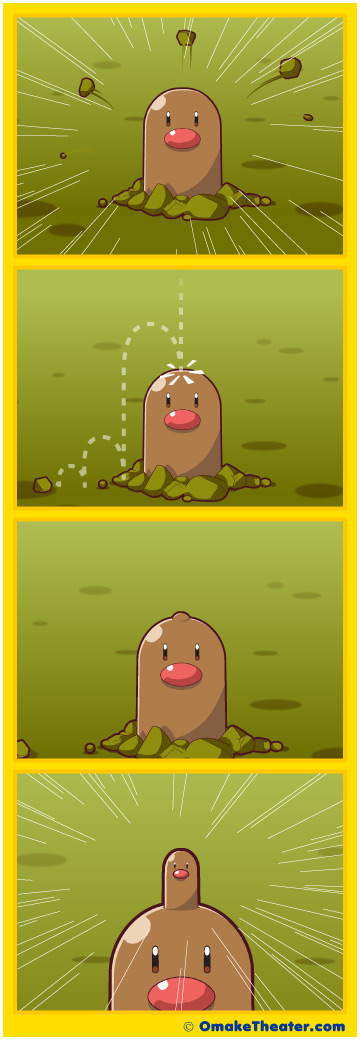 Friday 4Koma 第259話 - Damn, Diglett 「4コマ漫画」 Friday 4Koma 第259話 - Damn, Diglett 「4コマ漫画」