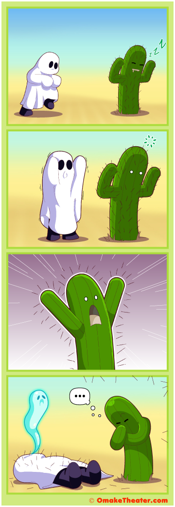 Friday 4Koma 第349話 - Giving Up the Ghost 「4コマ漫画」 Friday 4Koma 第349話 - Giving Up the Ghost 「4コマ漫画」