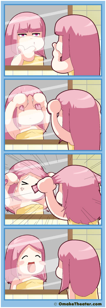 Friday 4Koma 第318話 - Hair Pulling 「4コマ漫画」 Friday 4Koma 第318話 - Hair Pulling 「4コマ漫画」