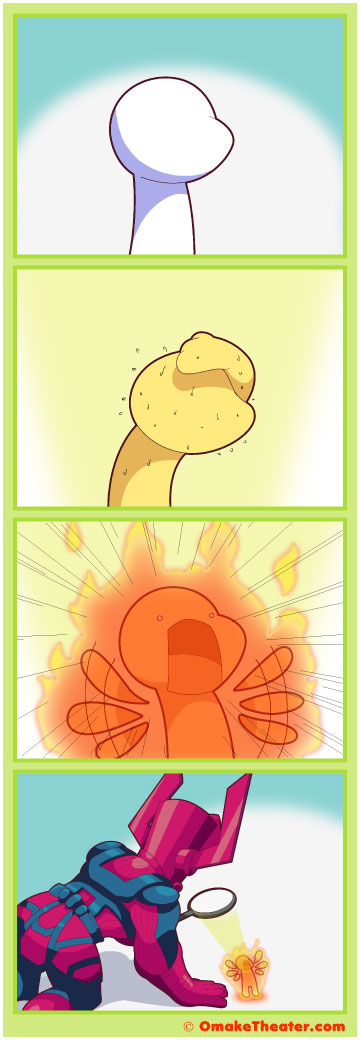 Friday 4Koma 第245話 - Slight Burning Sensation 「4コマ漫画」 Friday 4Koma 第245話 - Slight Burning Sensation 「4コマ漫画」