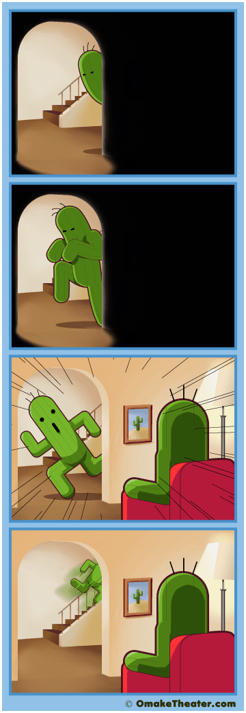 Friday 4Koma 第258話 - Sneaking Suspicion 「4コマ漫画」 Friday 4Koma 第258話 - Sneaking Suspicion 「4コマ漫画」